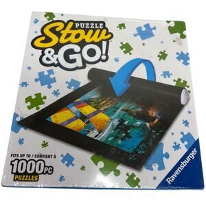 New Ravensburger Puzzle Stow & Go Storage System Roll Up Mat 39x22 in / 1000 Pcs